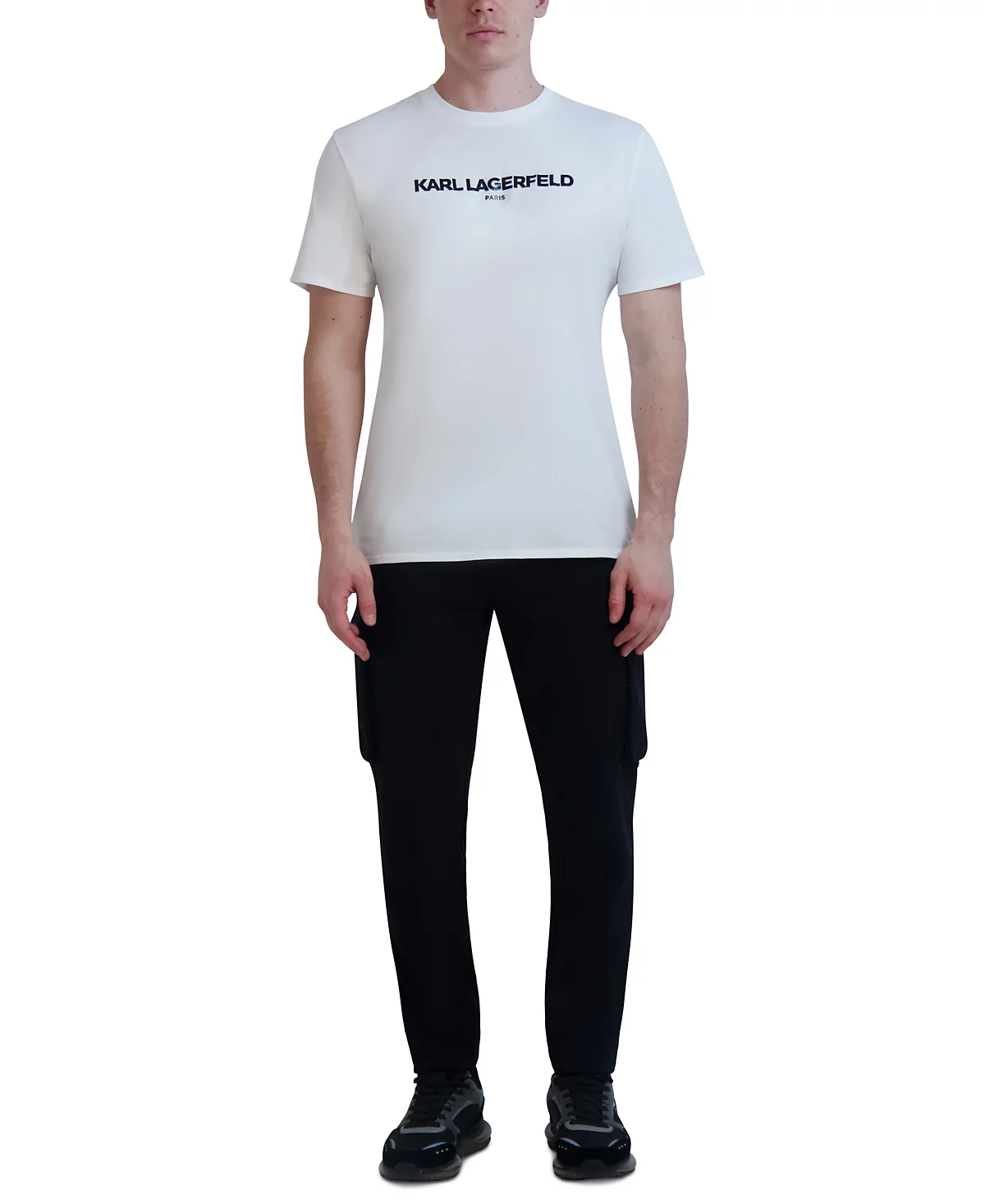 Мужские флисовые джоггеры-карго от Карла Лагерфельда в Париже 18790₽