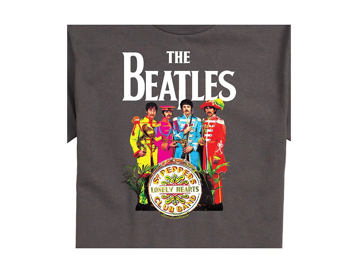 Футболка с коротким рукавом и логотипом группы The Beatles