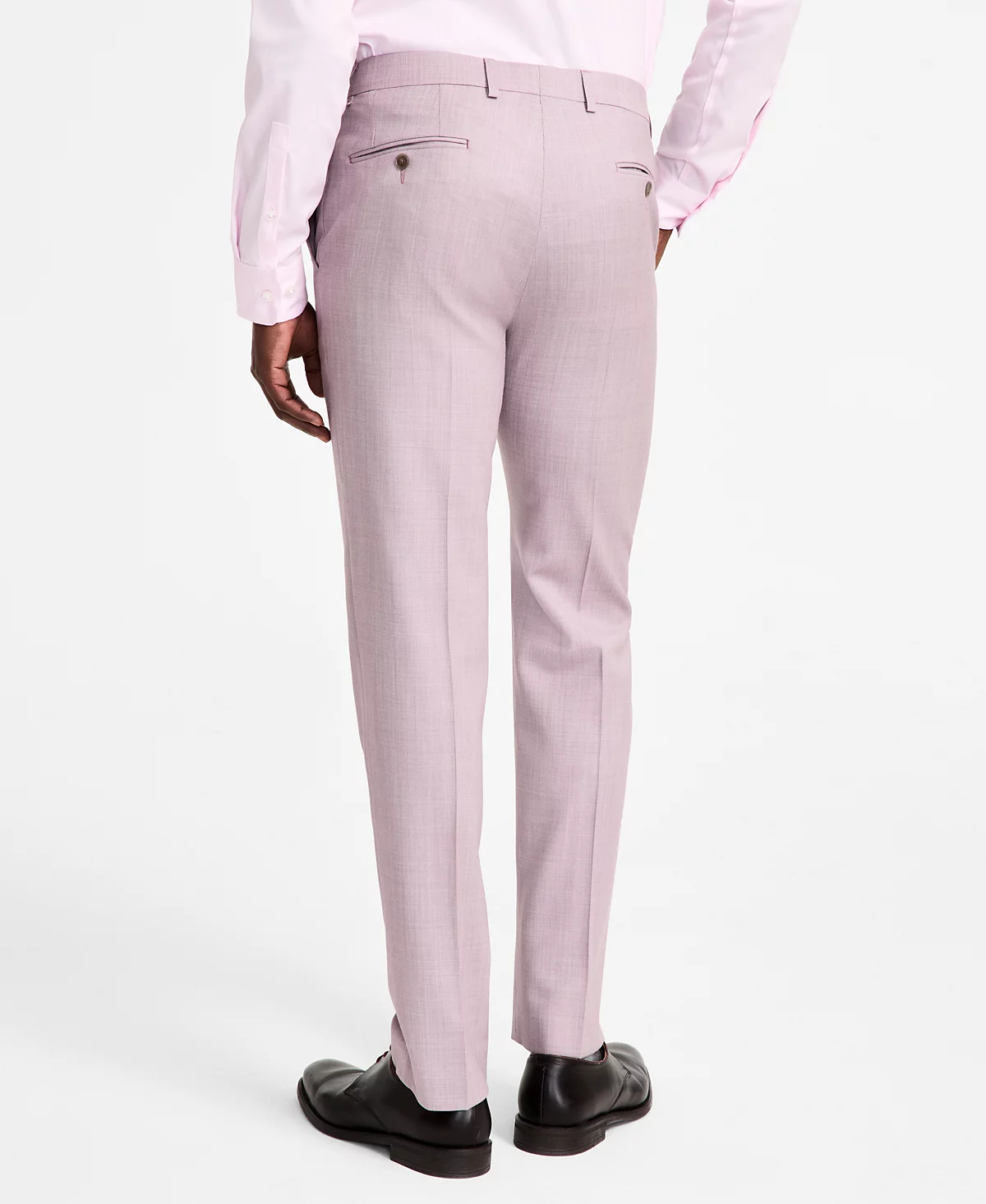 Мужские приталенные брюки от костюма из смеси шерсти Calvin Klein 26590₽