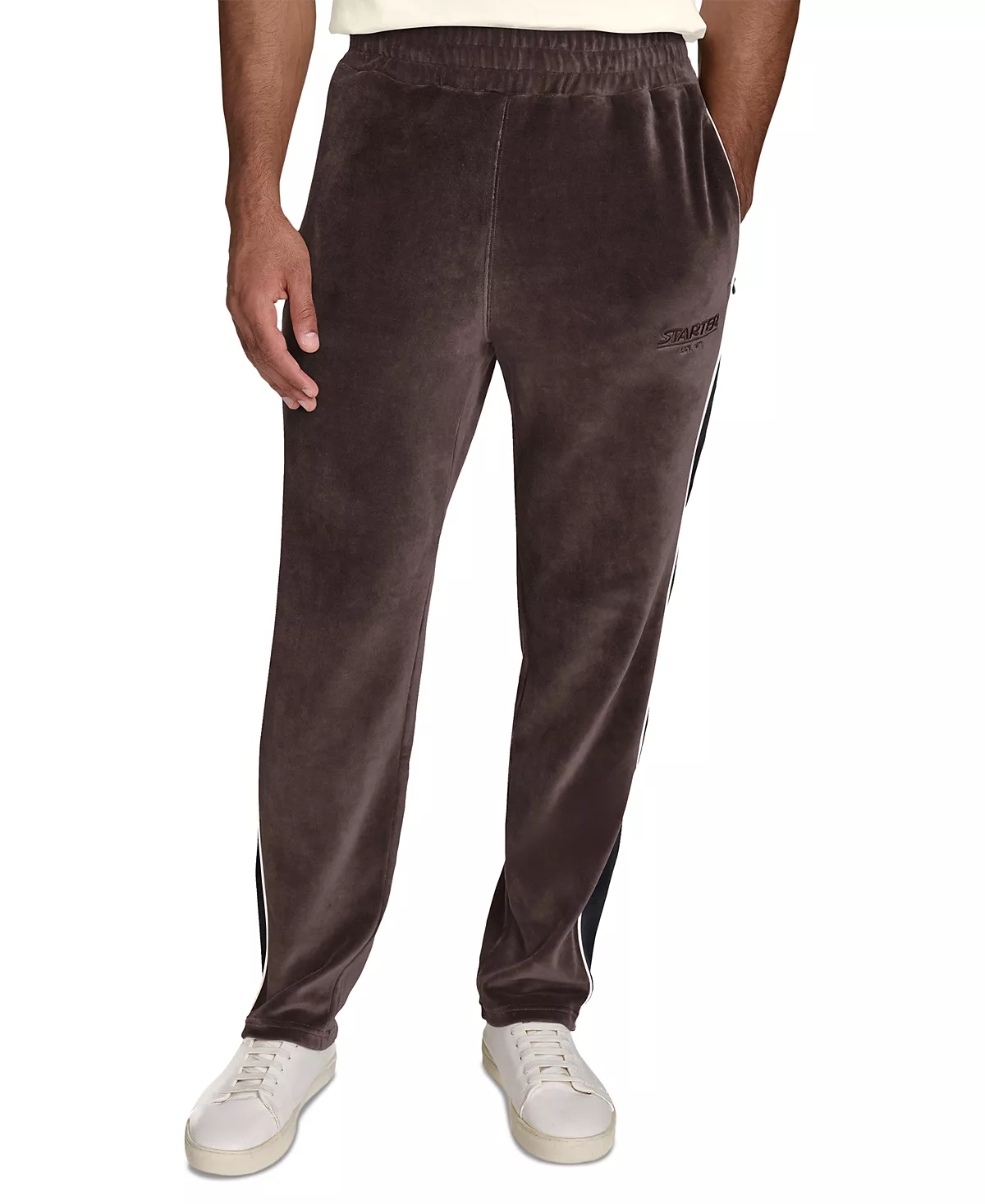 Мужские спортивные брюки из велюра обычного покроя 5690₽