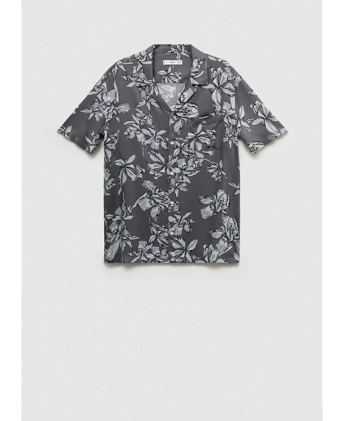 Мужская рубашка с гавайским принтом Mango 9490₽