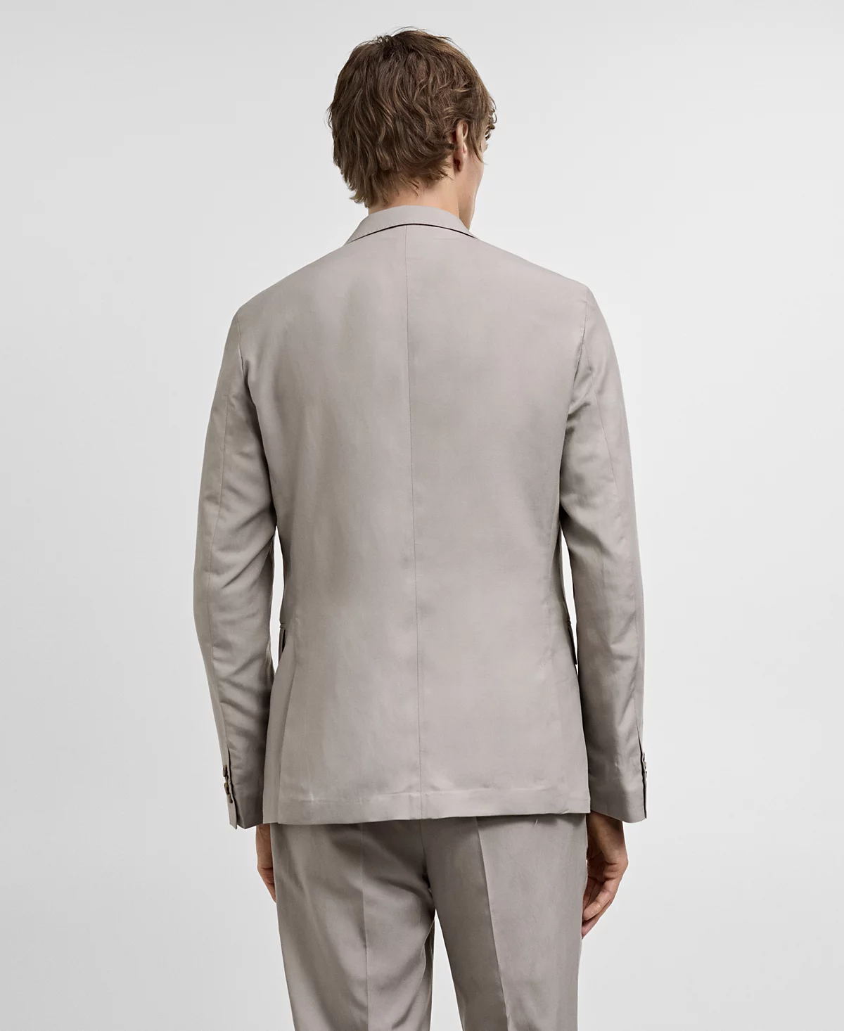 Мужской пиджак из смесовой ткани MANGO 16390₽