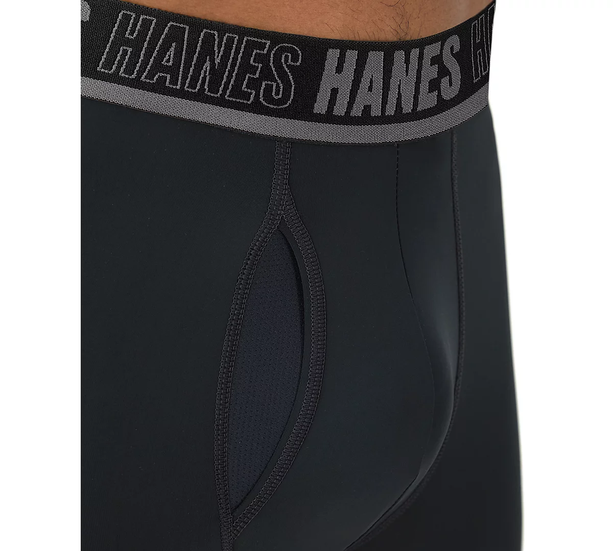 Мужские трусы-боксеры Hanes 4pk Трусы-боксеры с высокой посадкой поддерживающие идеальные ДВИЖЕНИЯ 8390₽