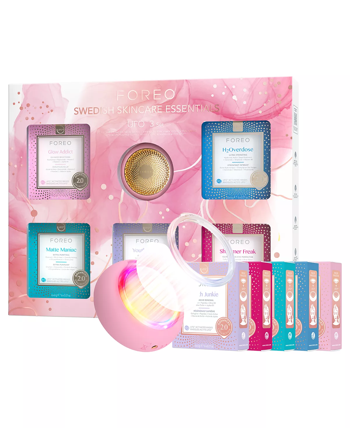 Набор шведских средств по уходу за кожей Foreo Essentials UFO 3 56890₽