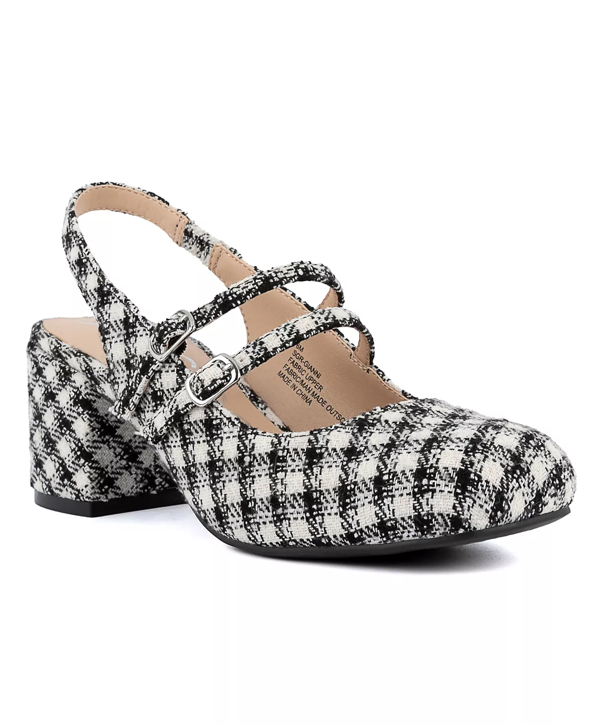 Женские туфли-лодочки Mary Jane с ремешком на плоской подошве от Gianni 10490₽