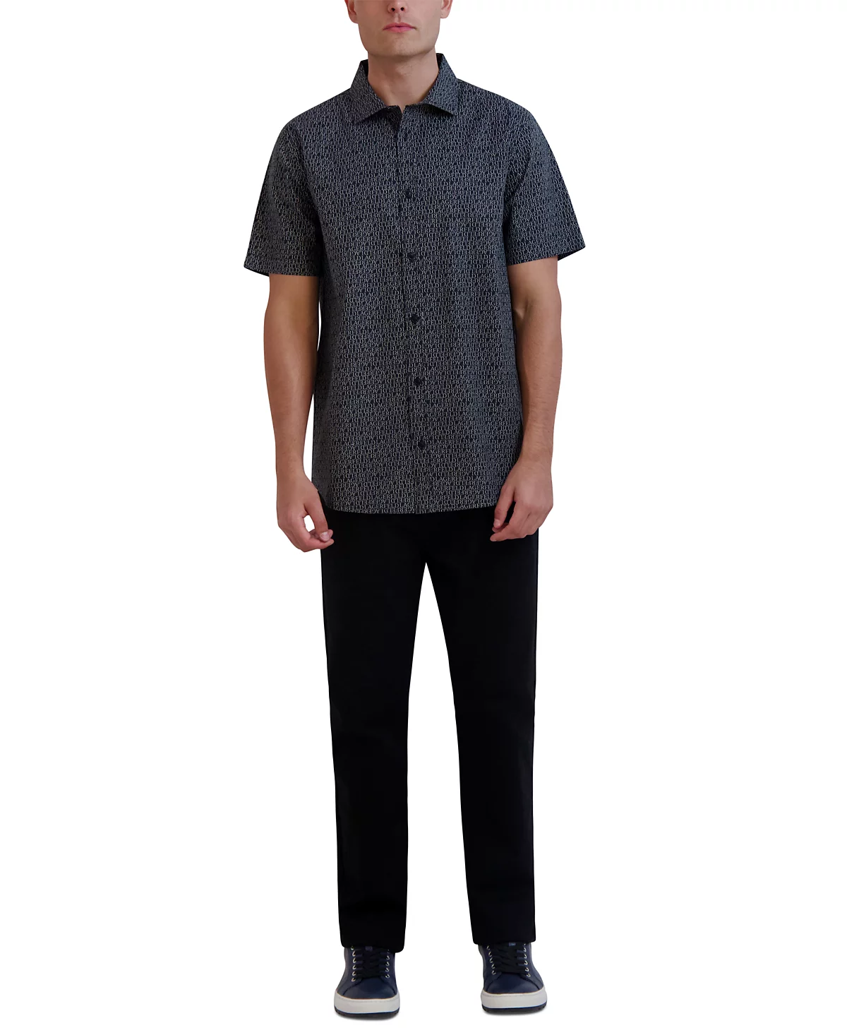 Мужская футболка с логотипом Karl Lagerfeld Paris на всем протяжении 14990₽