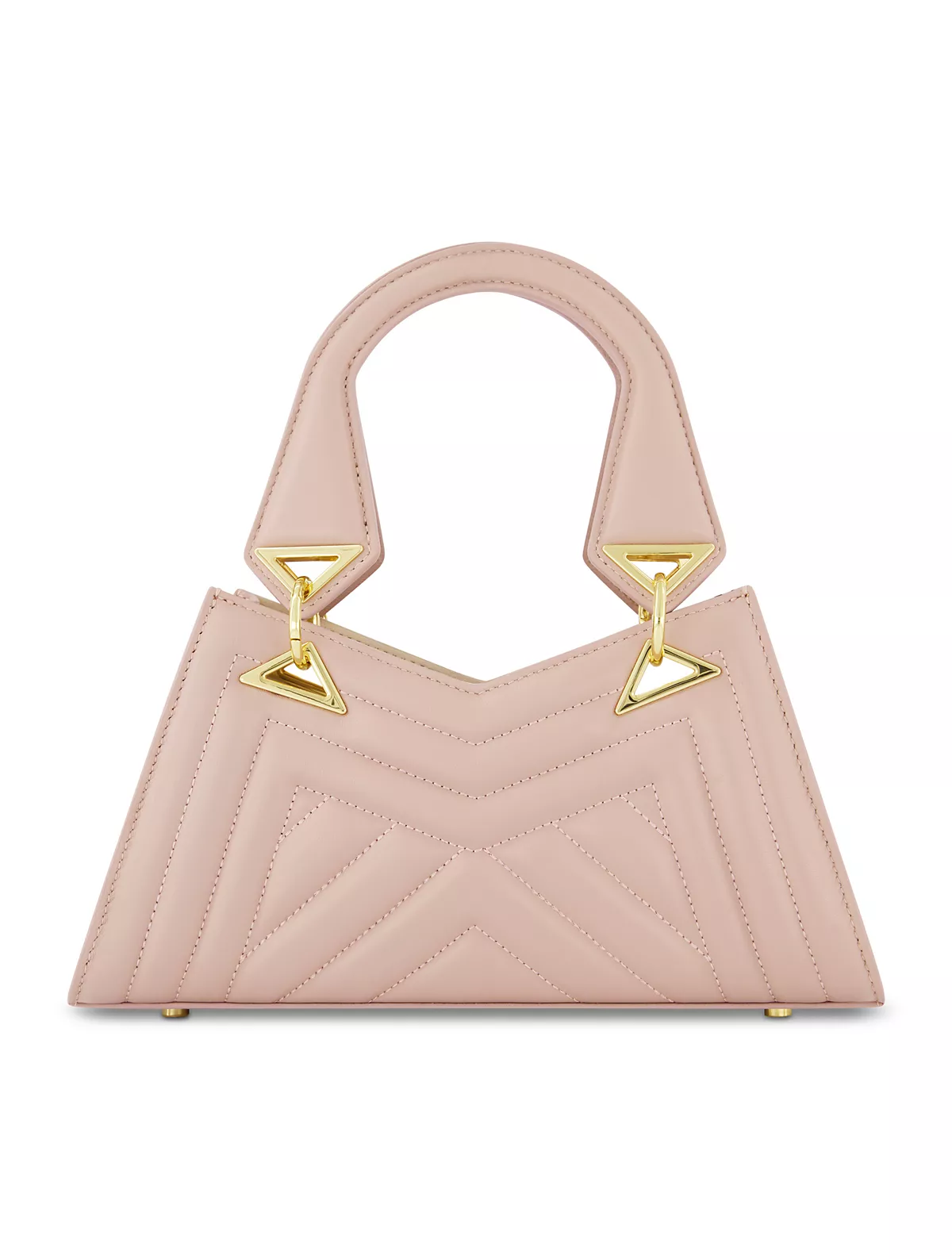 Угловатая стеганая сумка из кожи Напа 68090₽