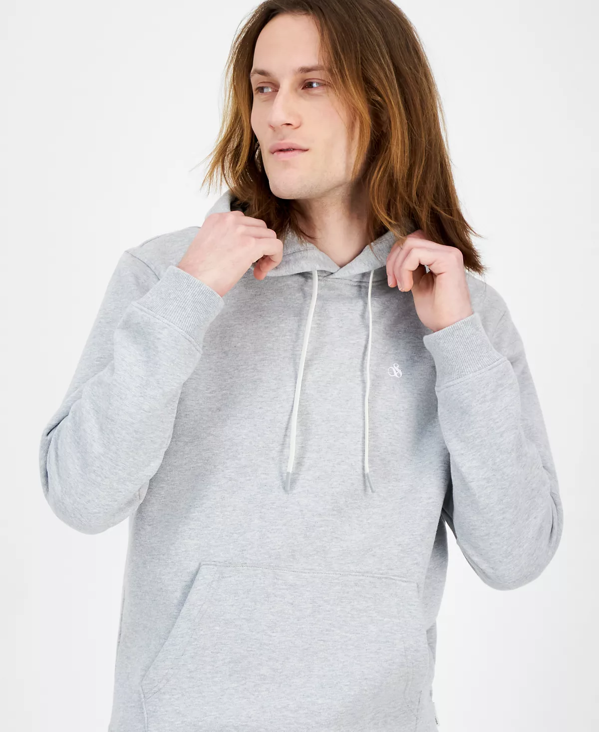 Мужская толстовка классического покроя с длинным рукавом и логотипом 13490₽