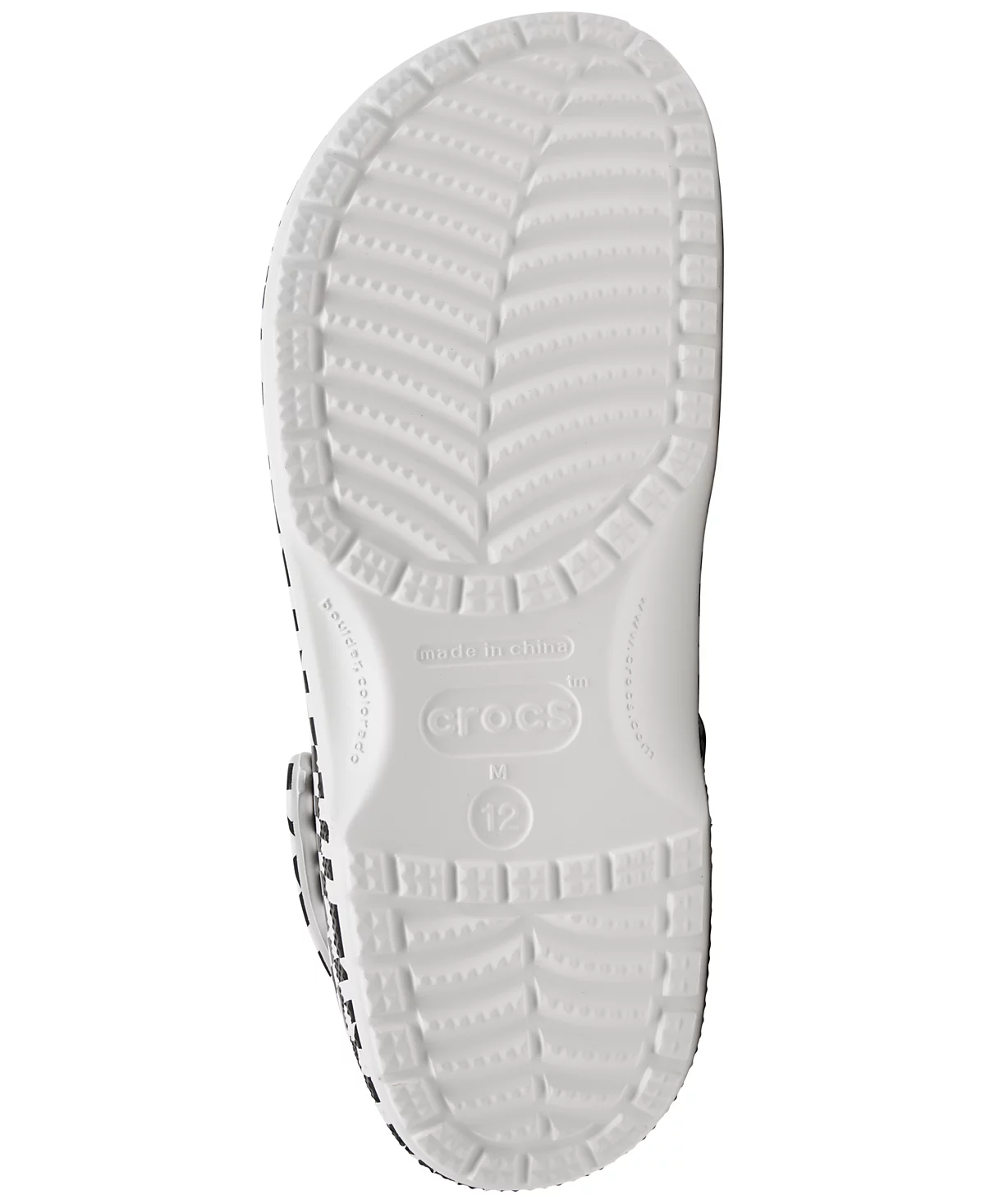 Классические мужские кроссовки Crocs в клеточку с отделкой Finish Line 7890₽
