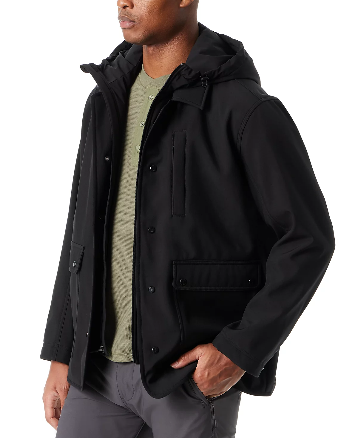 Мужская куртка BASS OUTDOOR Storm System Barn со съемным капюшоном