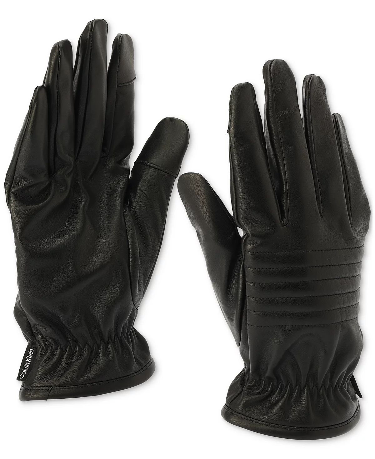 Мужские стеганые кожаные перчатки Calvin Klein 16790₽