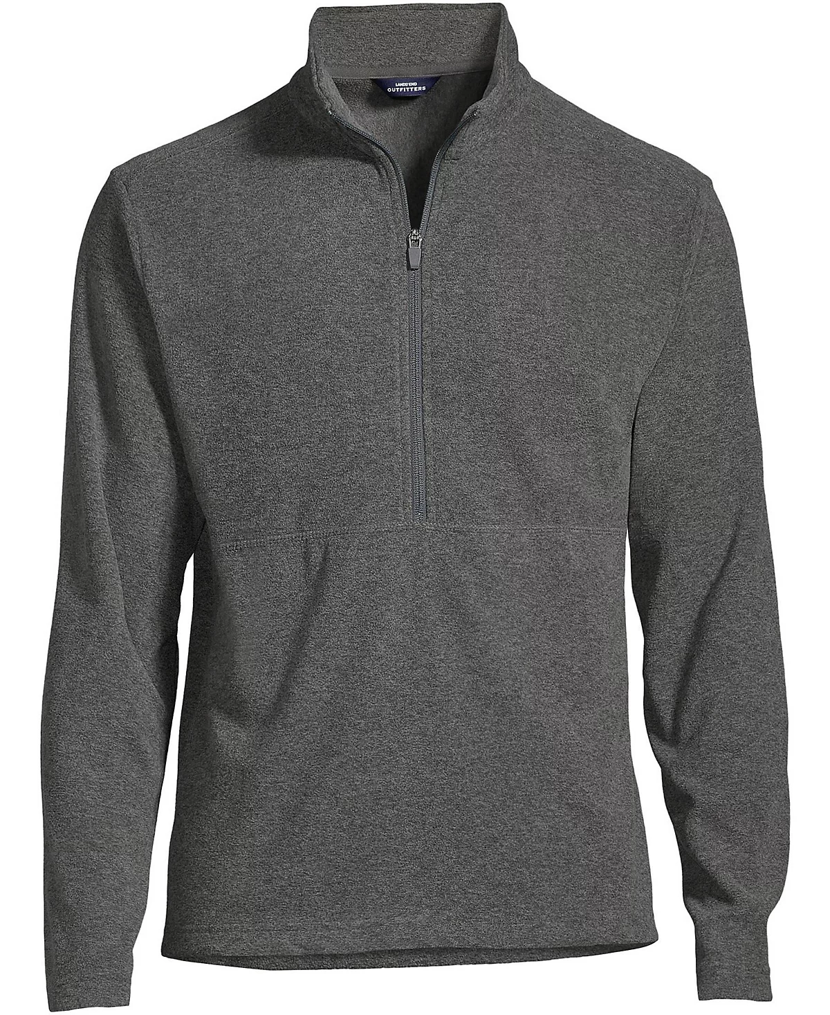 Мужской пуловер с застежкой-молнией Thermacheck из 100 флиса Lands End для мужчин 6290₽