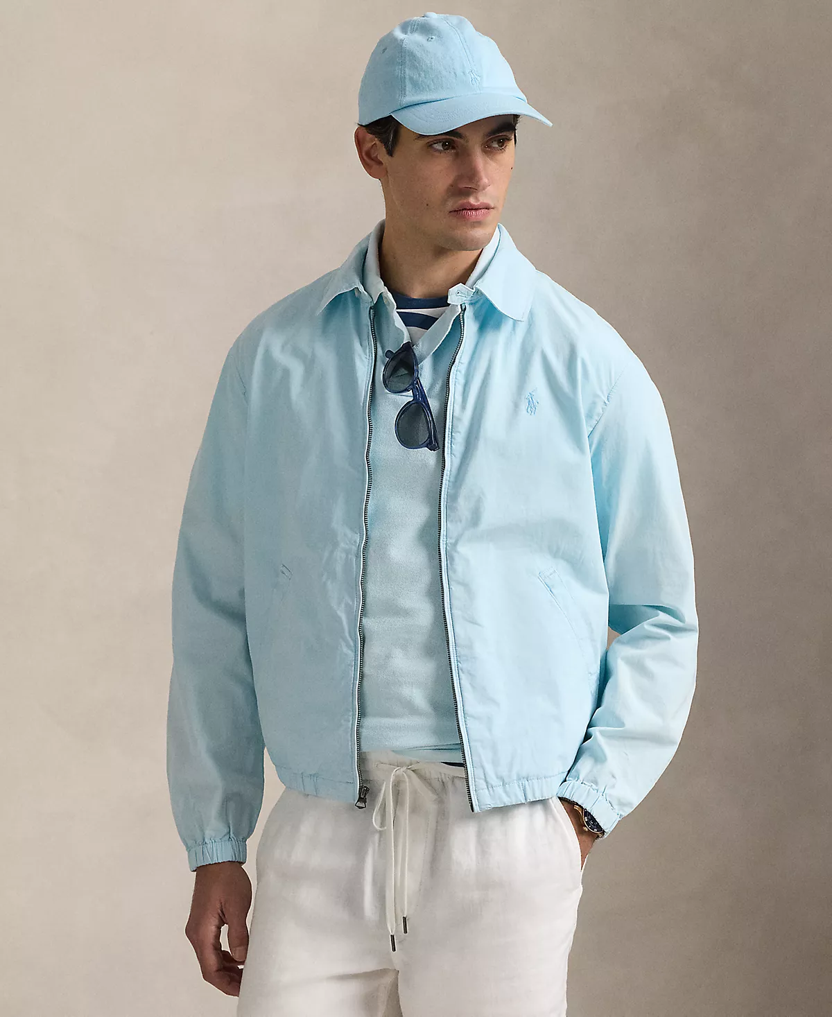 Мужская куртка из поплина минерального цвета The Bayport 31990₽