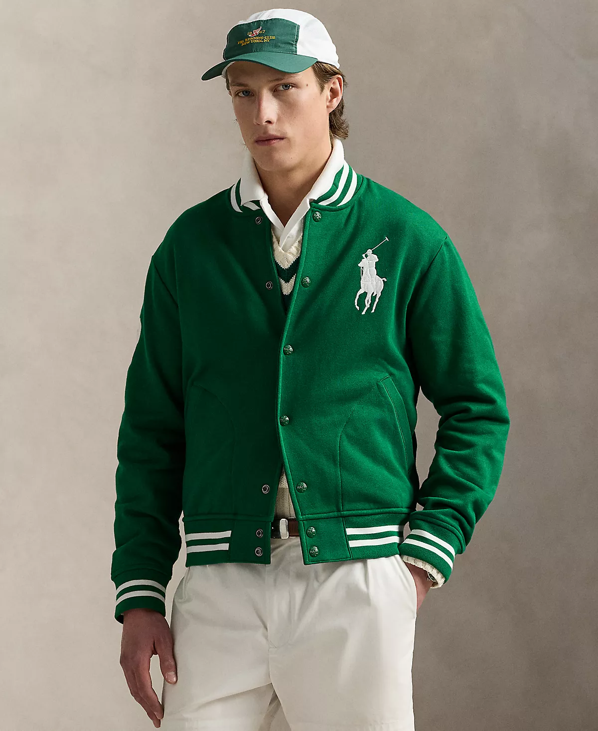 Мужская бейсбольная куртка из флиса Big Pony 37690₽