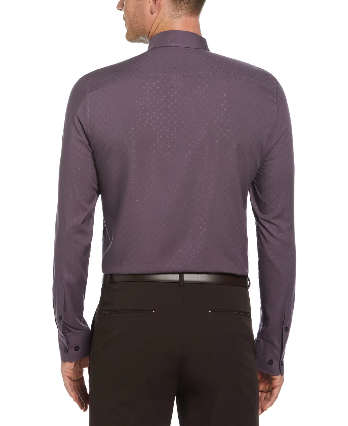 Мужская рубашка Perry Ellis с геометрическим рисунком Dobby на пуговицах обычного покроя от Perry Ellis 4690₽