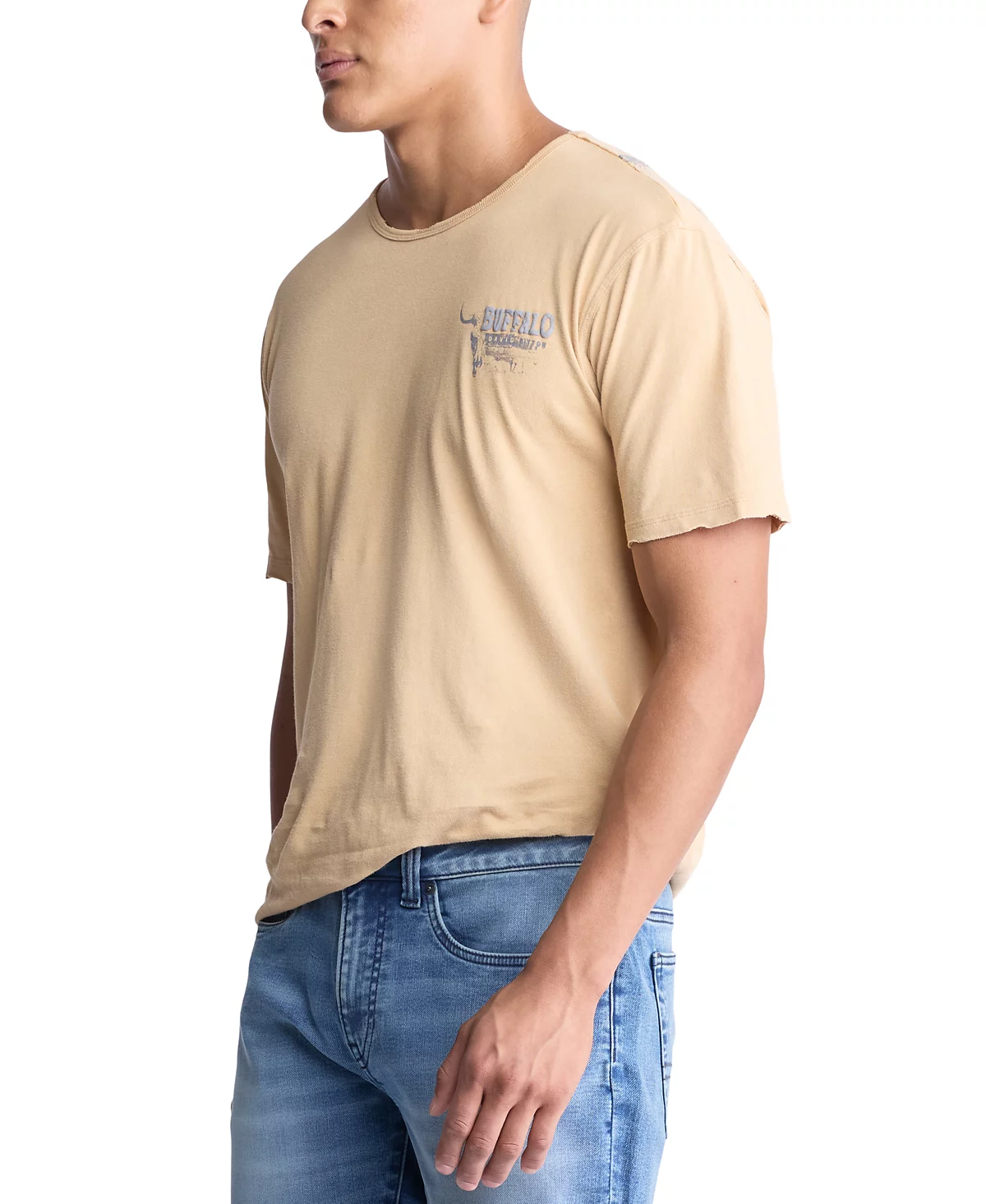 Мужская футболка Tivis свободного кроя с потертым графическим рисунком 4490₽