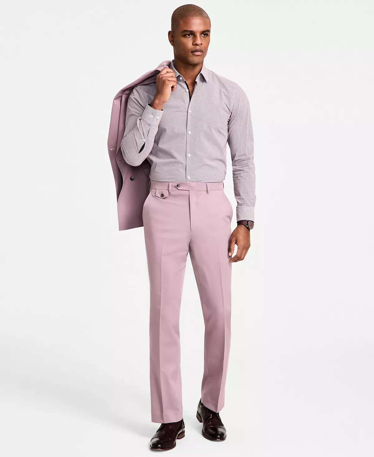 Мужской костюм обычного покроя с раздельными брюками 10290₽