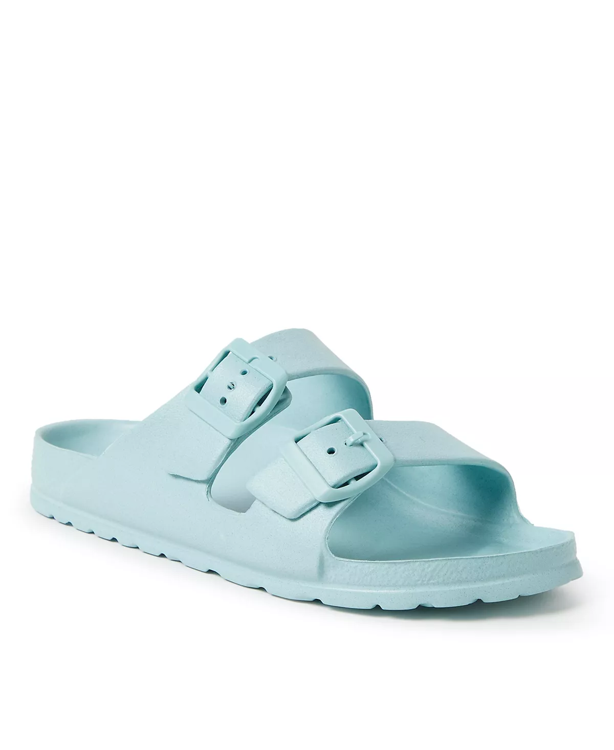 Женские экологичные сандалии с двойной пряжкой из экокожи