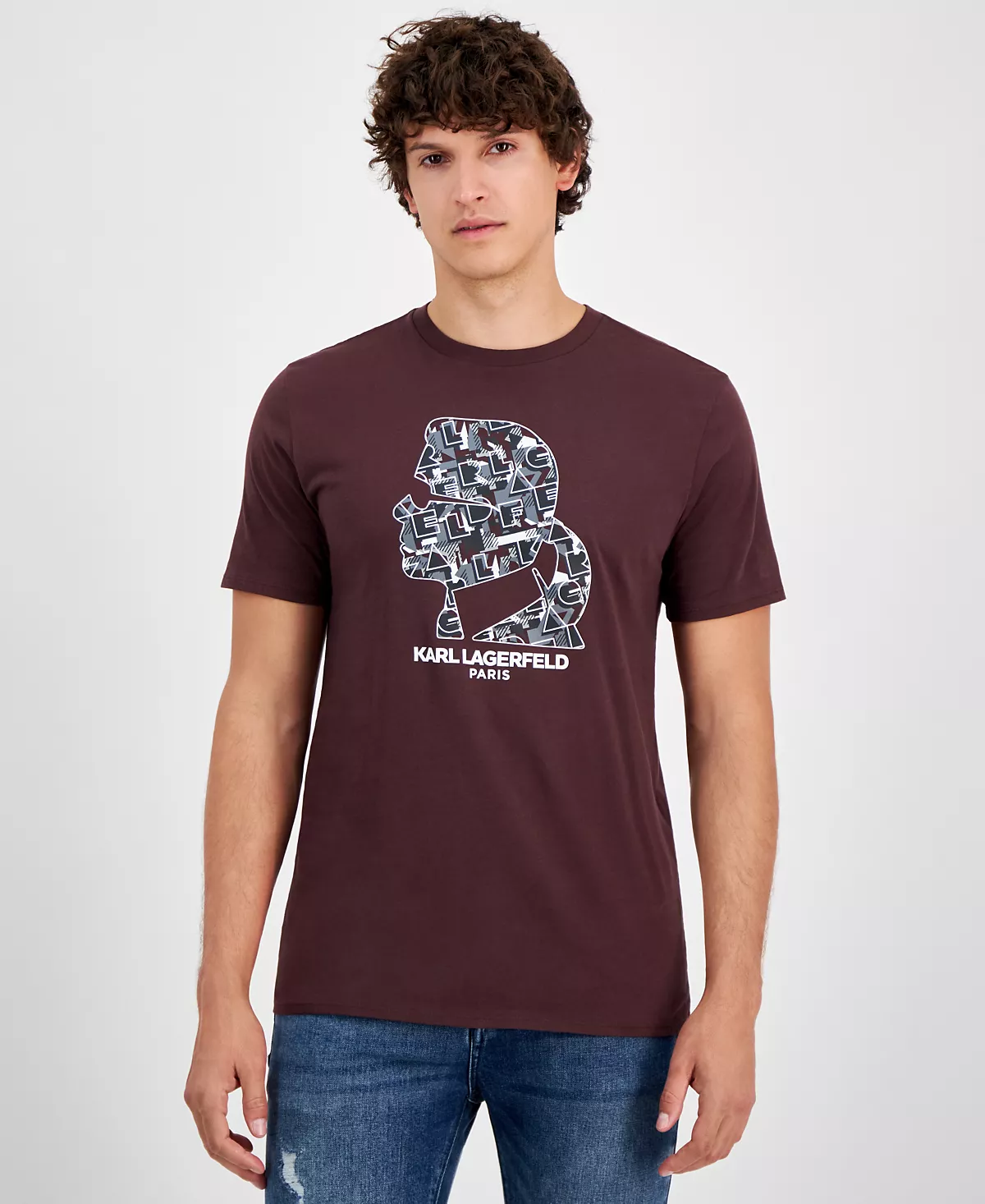 Мужская футболка с графическим рисунком Karl Lagerfeld Paris 8990₽