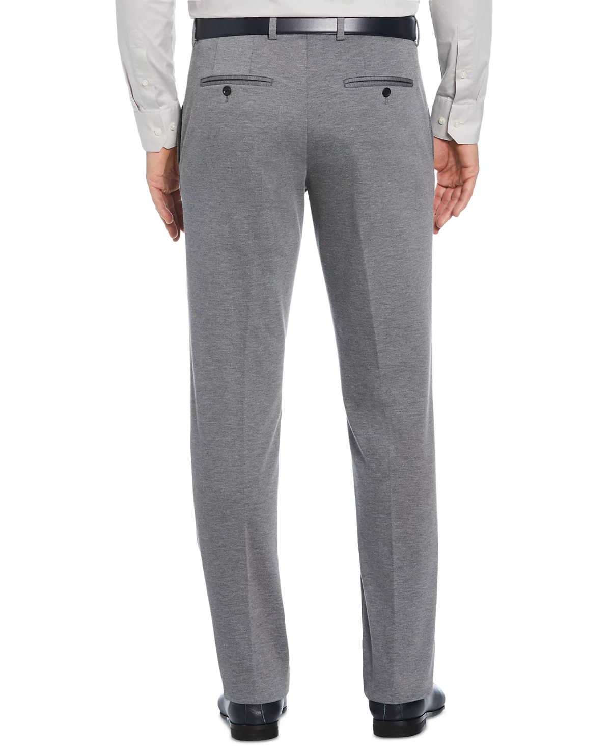 Мужские костюмные брюки Perry Ellis зауженного кроя из плотного трикотажа 10190₽