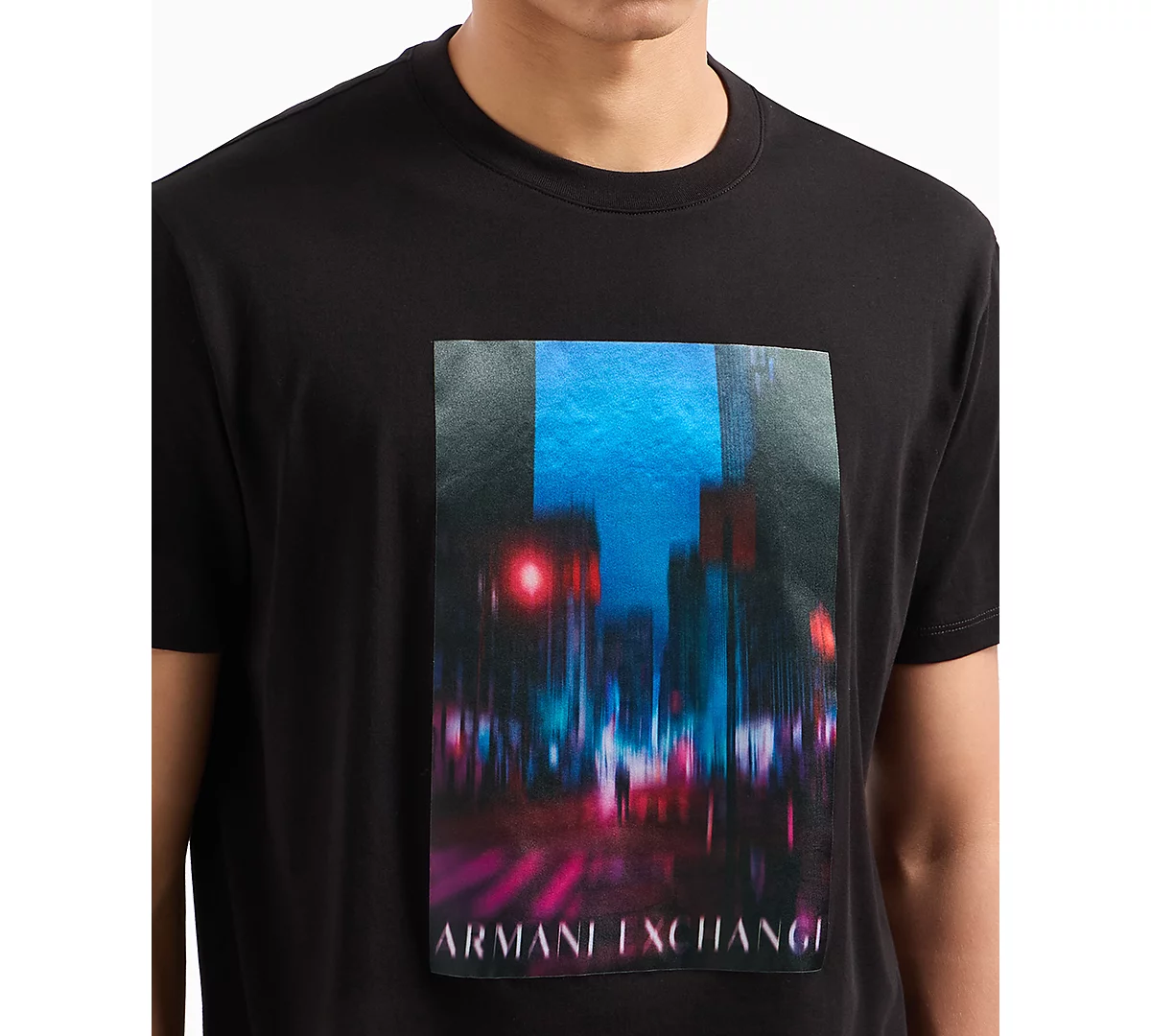 Мужская футболка с графическим логотипом City Nights от Armani Exchange AX 10490₽