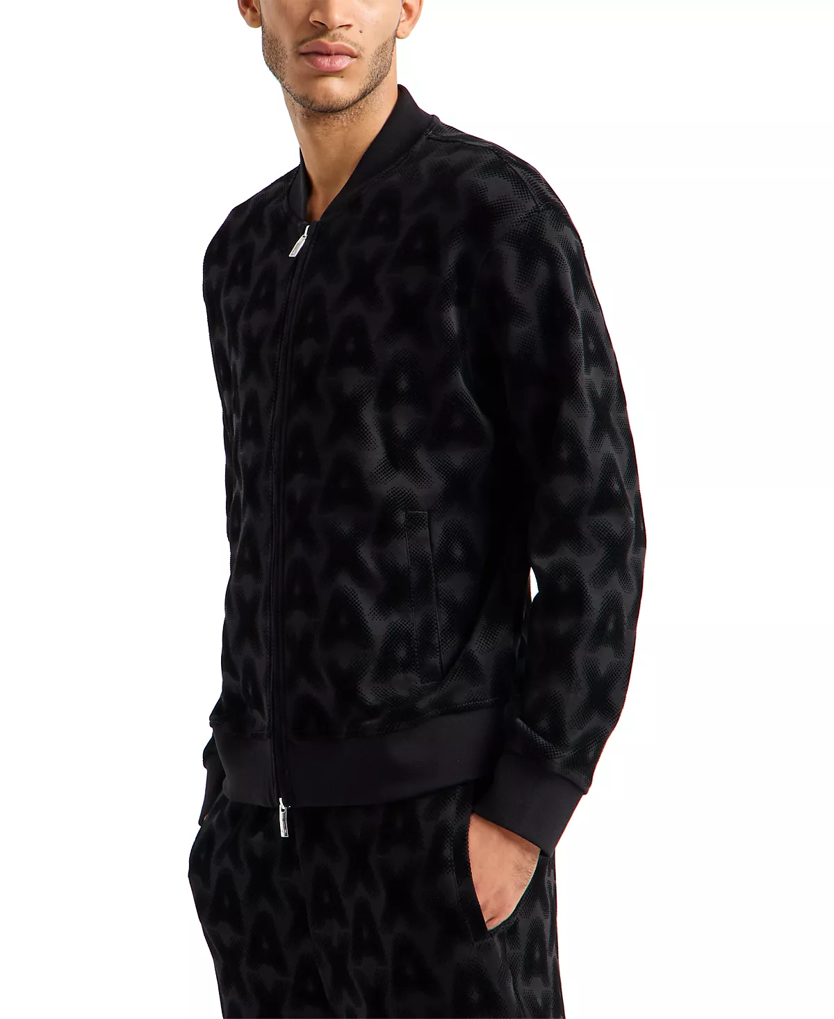 Мужская хлопковая толстовка на молнии с логотипом 17090₽