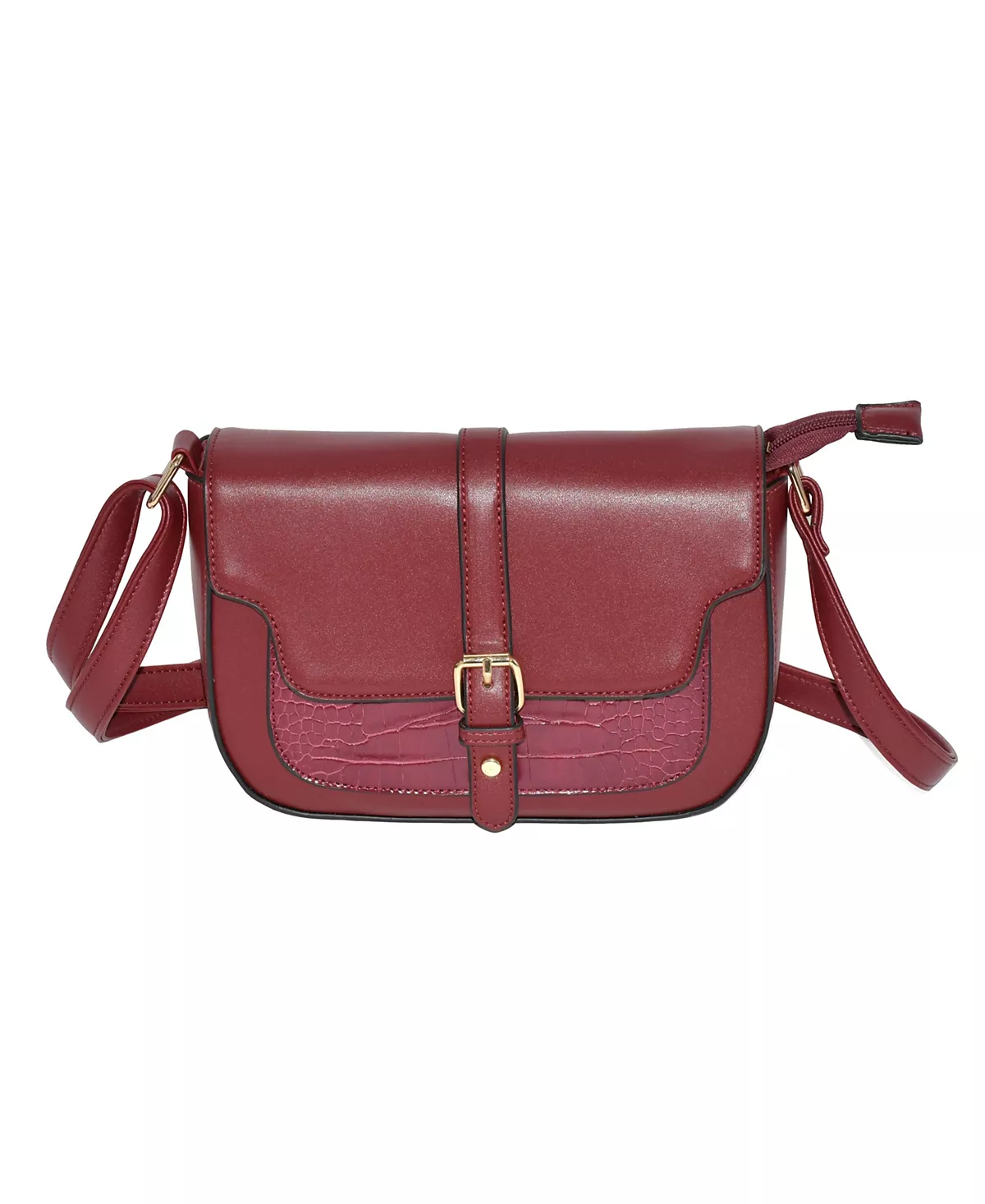 Женская сумка через плечо с пряжкой