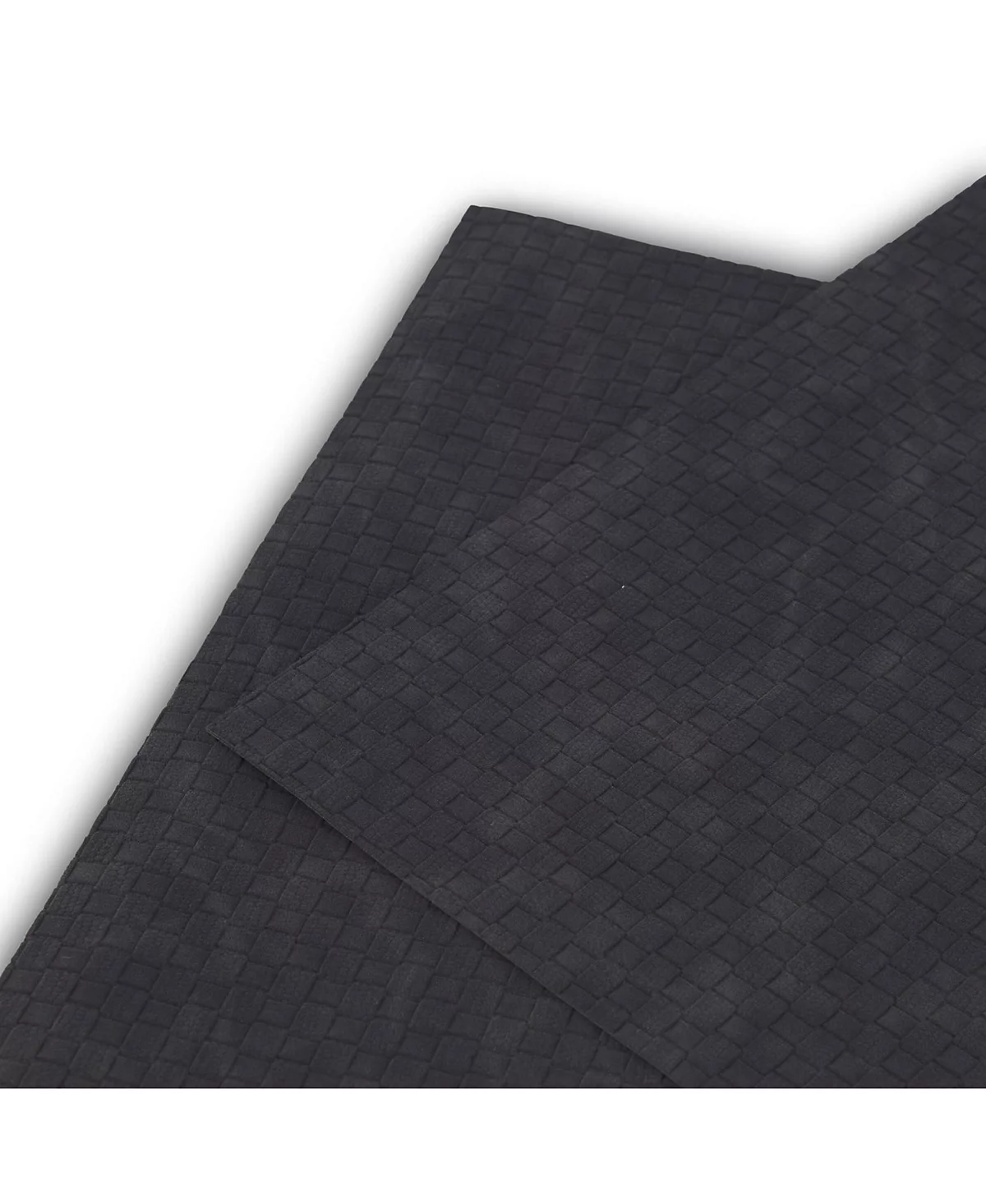 Изысканный набор для столовой на открытом воздухе из искусственной кожи Home Sorento с текстурированными 2-мя прямоугольными салфетками с обратимым рисунком размером 12 x 18 дюймов, набор из 4-х