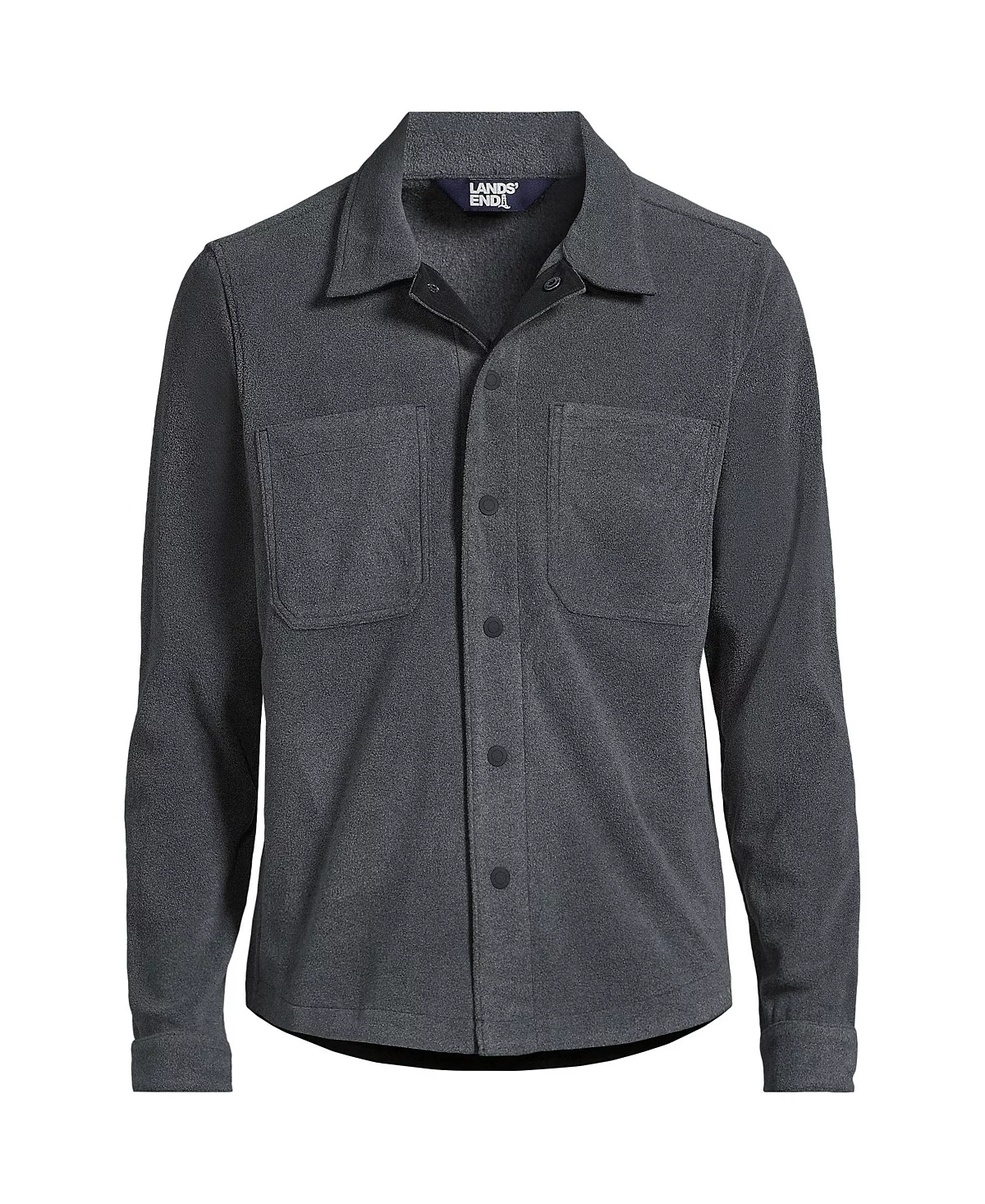 Мужская флисовая куртка-рубашка Lands End в любую погоду 11390₽