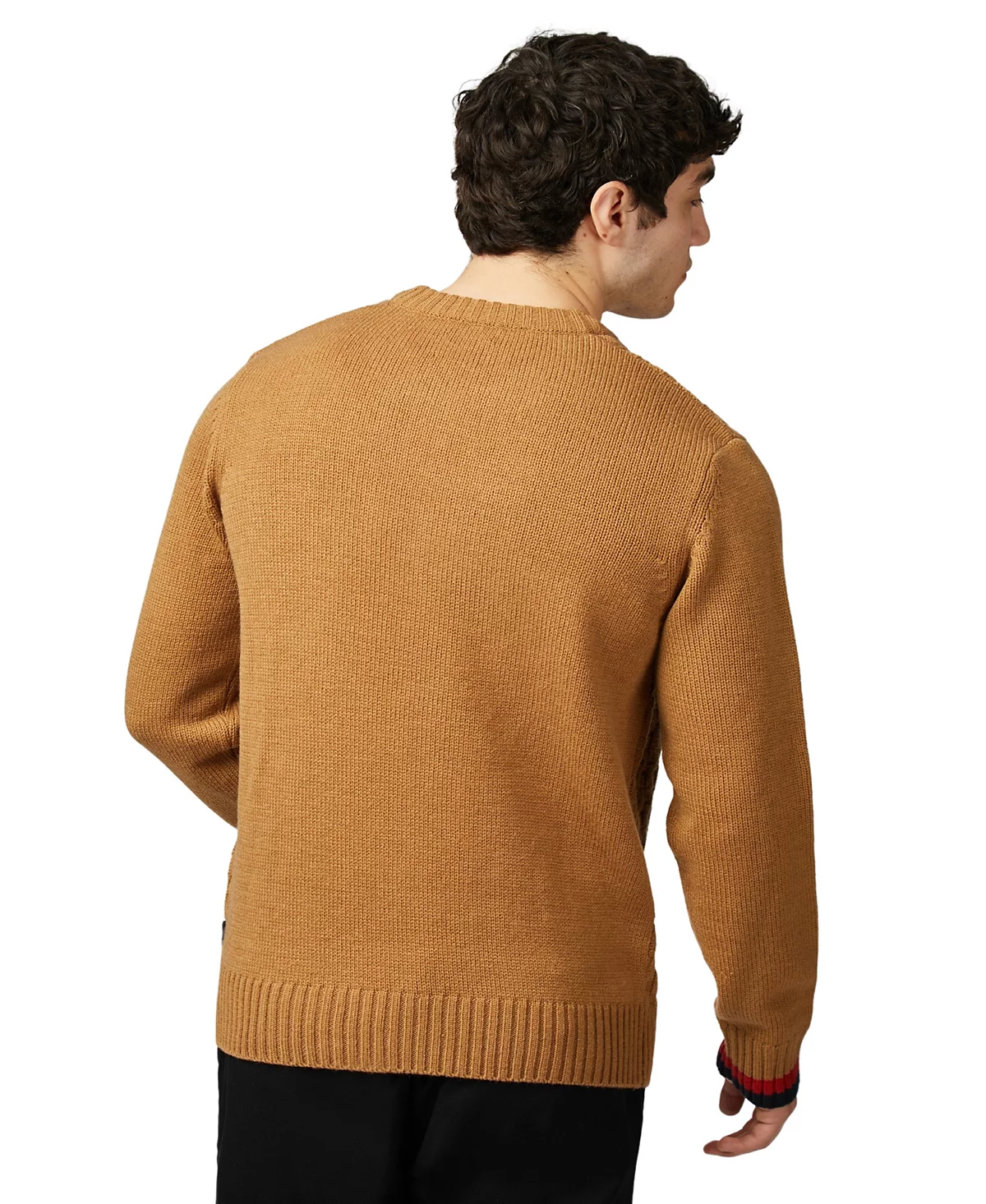 Мужской свитер с круглым вырезом и текстурой кабельтова от Ben Sherman 23790₽