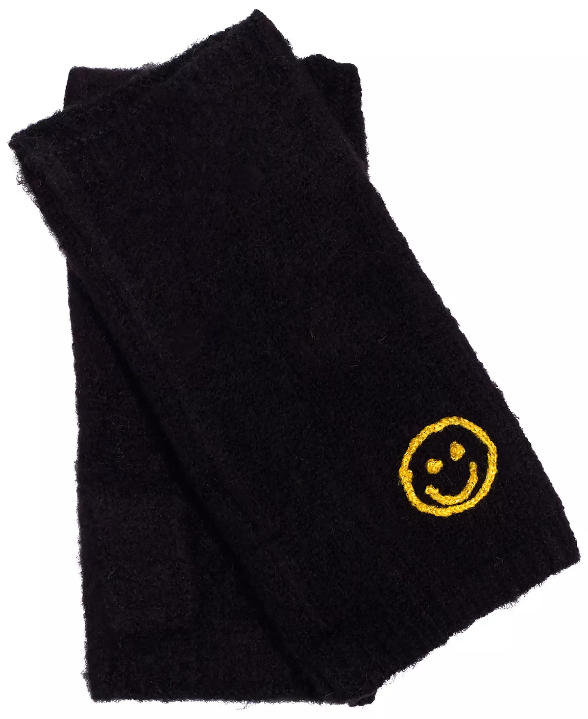 Вышитые перчатки без пальцев