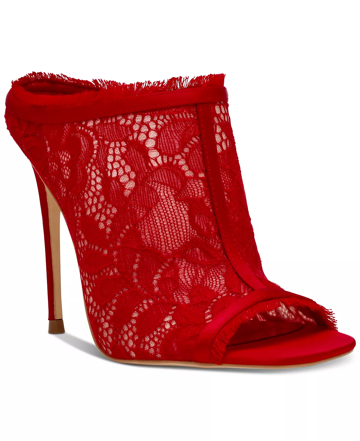 Женские кружевные шлепанцы Kourt на высоком каблуке 10390₽