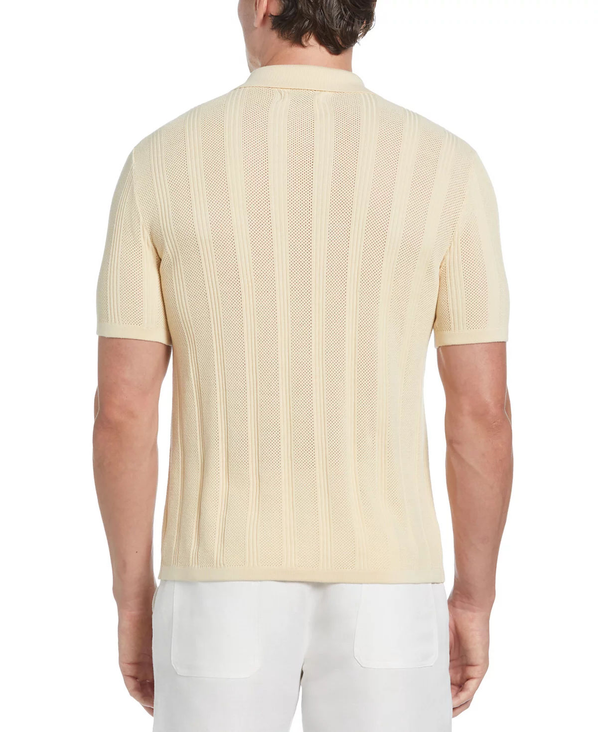 Мужской спортивный свитер Cubavera с коротким рукавом и пуговицами спереди 12890₽