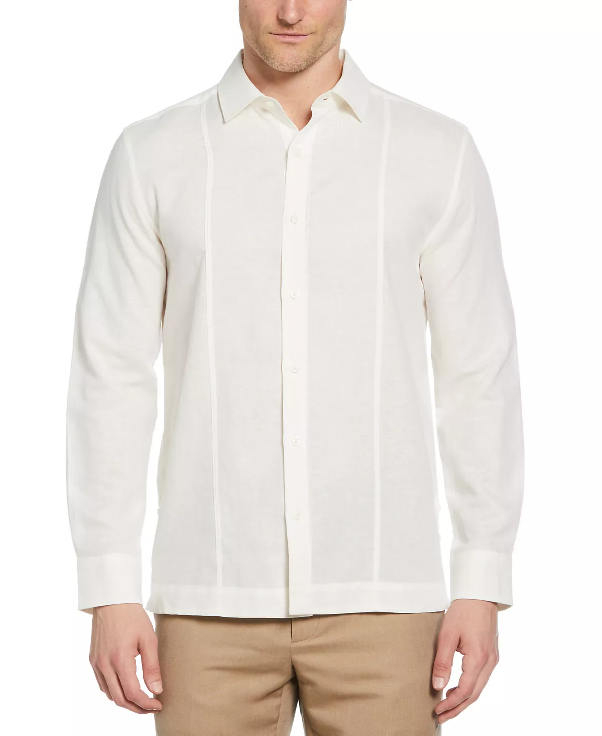 Мужская рубашка Guayabera с длинным рукавом и пуговицами спереди 9490₽
