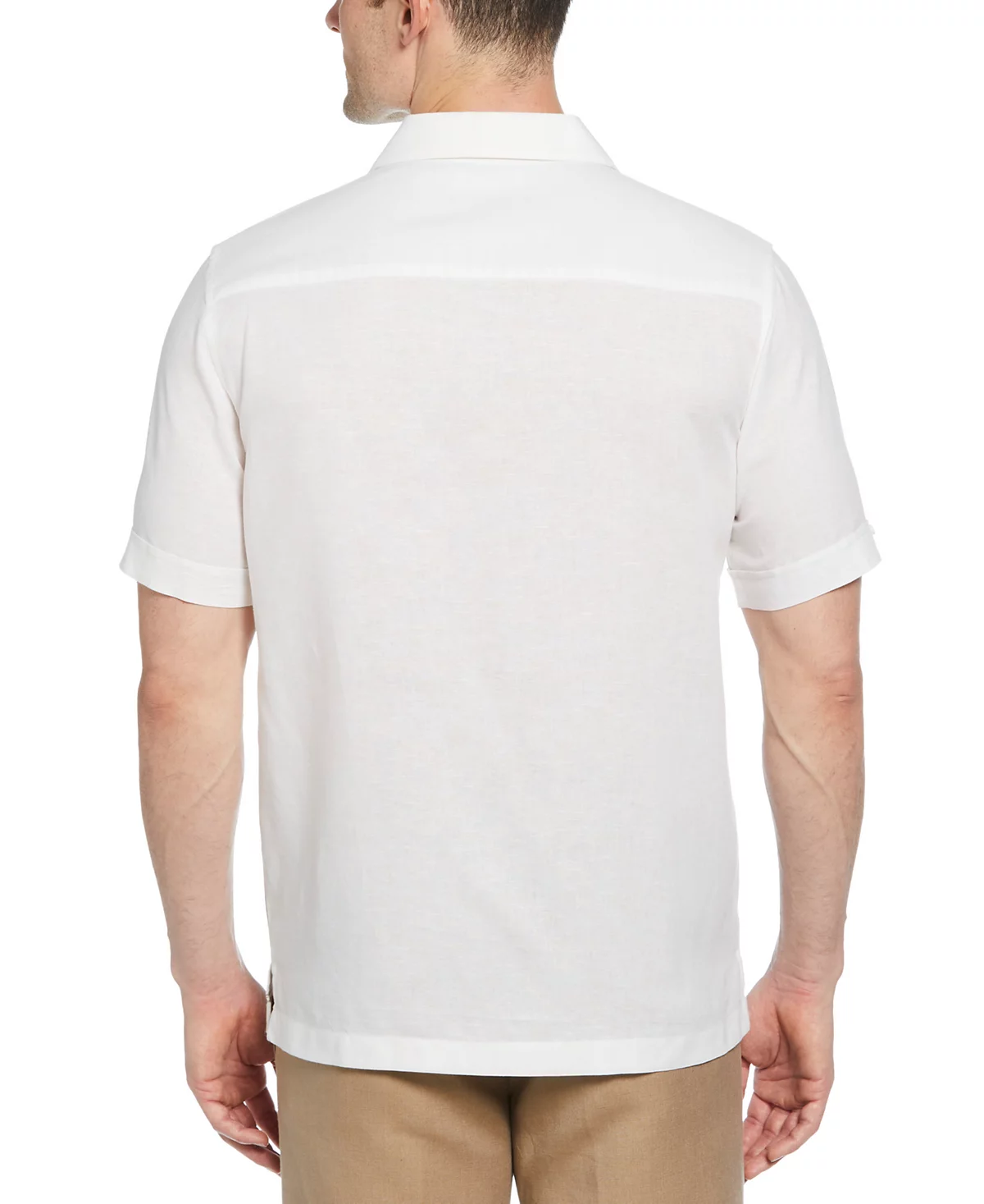 Мужская рубашка Cubavera с коротким рукавом и пуговицами спереди с принтом ладони Border Camp 12890₽