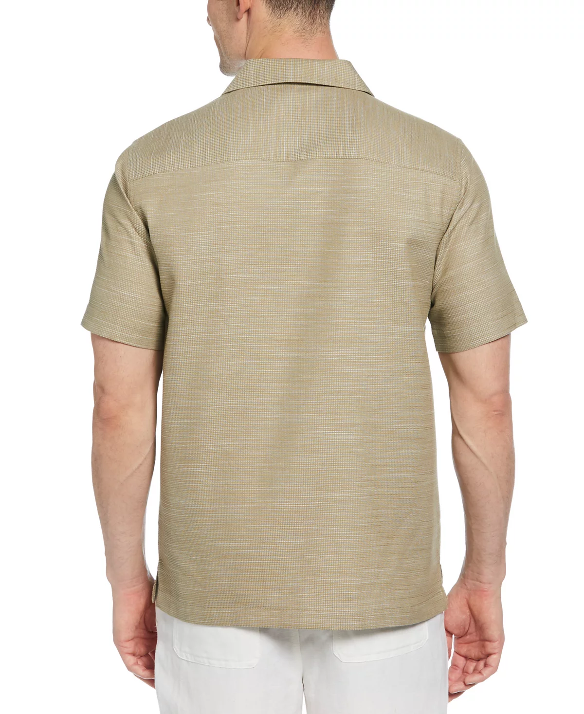 Мужская газовая рубашка Cubavera Guayabera с коротким рукавом и пуговицами спереди 14590₽