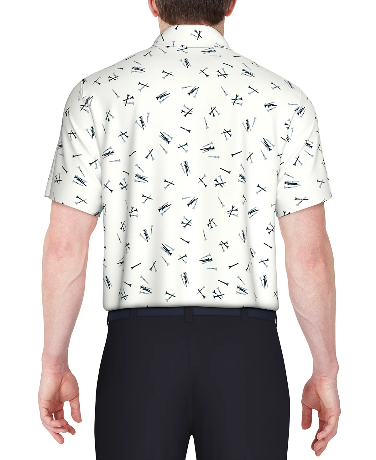 Мужская футболка-поло PGA TOUR с короткими рукавами и принтом Performance 4490₽