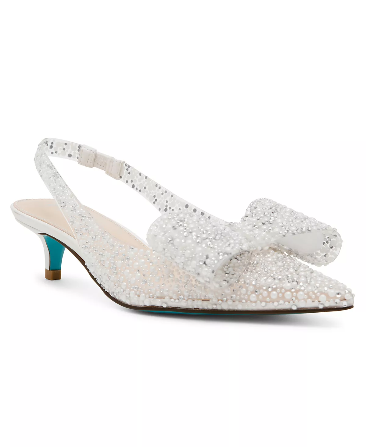 Туфли-лодочки Patti Lucite с ремешком на спине для котенка 22690₽