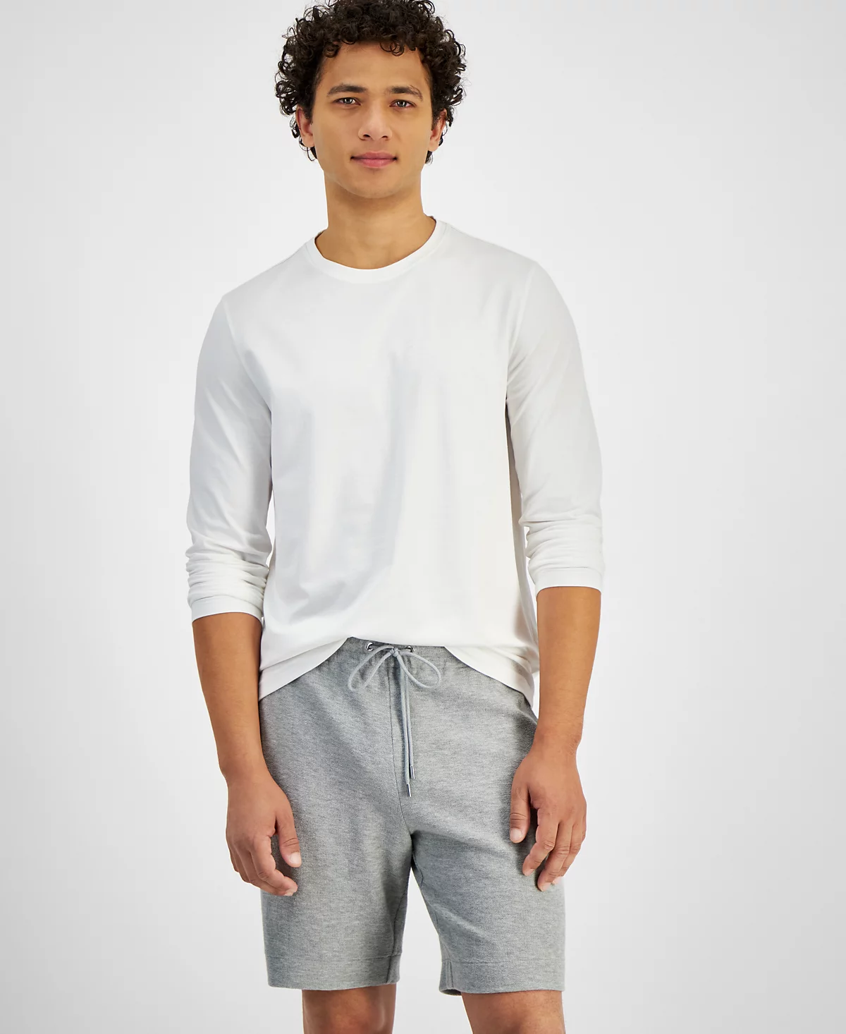 Мужские махровые шорты спортивного покроя Michael Kors Solid 9 дюймов 11190₽