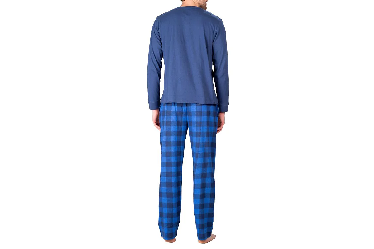 Мужской трикотажный пижамный комплект SLEEPHERO с длинным рукавом