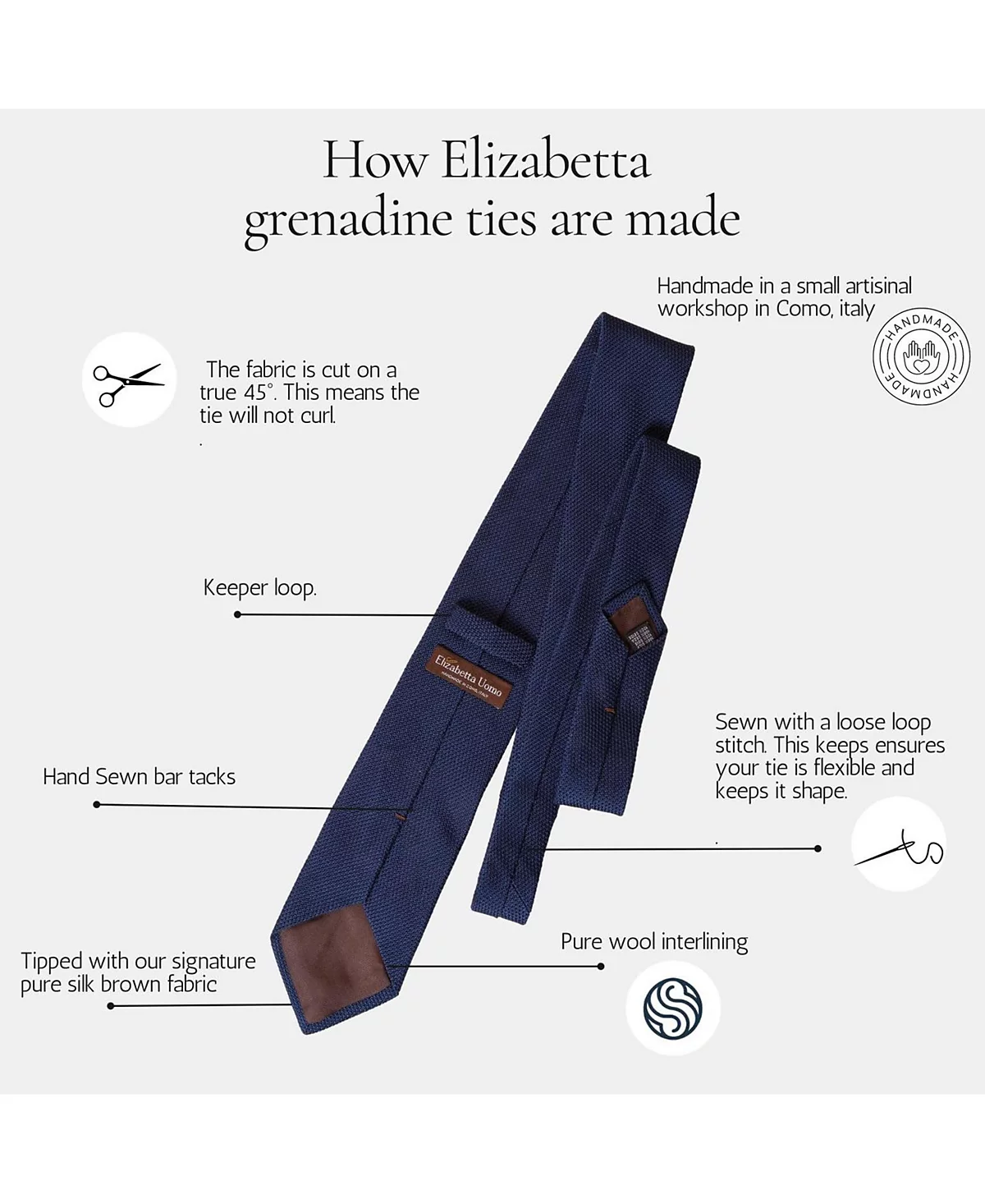 Mattei - Шелковый галстук цвета Гренадин для мужчин 30490₽