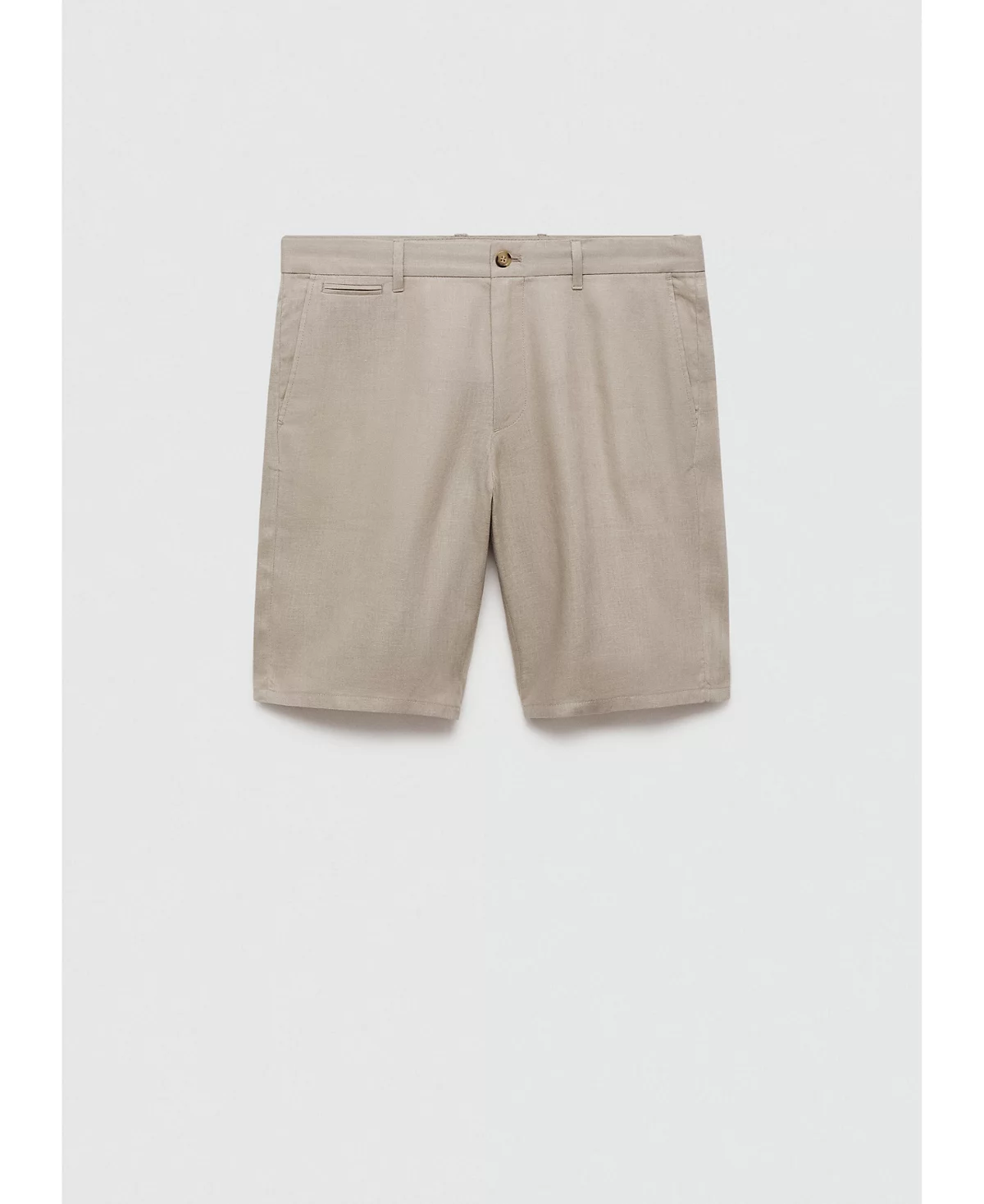 Мужские льняные шорты-бермуды Mango 9490₽