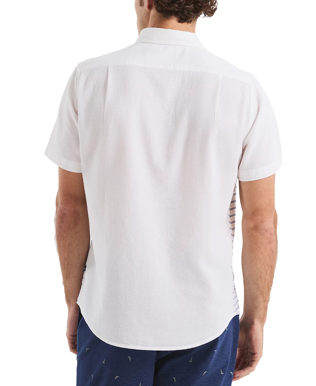 Мужская рубашка в полоску с коротким рукавом на пуговицах Nautica 7890₽