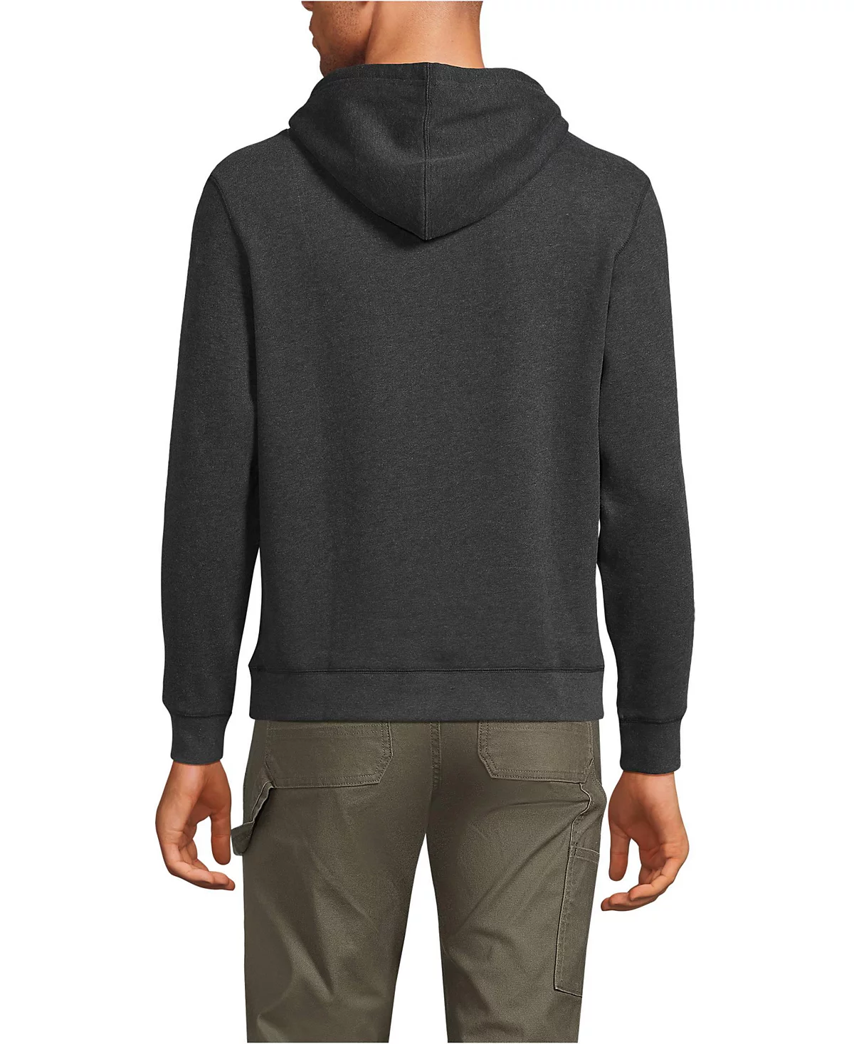 Долго Лэндс энд мужская с длинным рукавом серьезные толстовки пуловер толстовка с капюшоном толстовка 15190₽