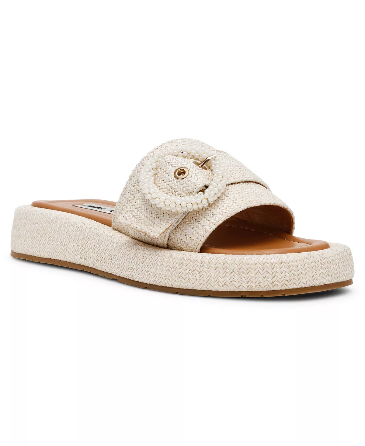 Женские босоножки на плоской платформе с украшением в виде пряжки Starla 9690₽