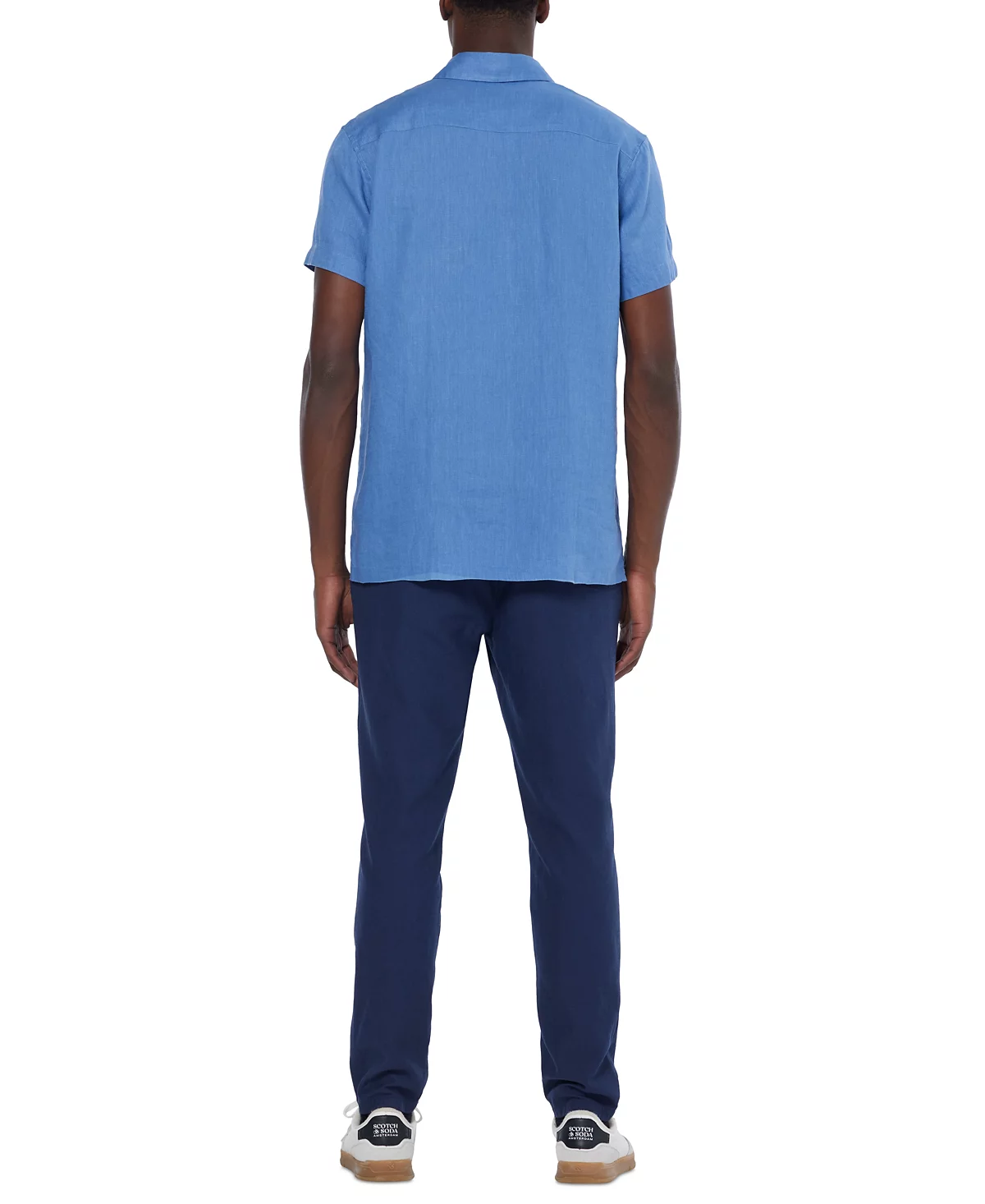 Мужская льняная рубашка SCOTCH - SODA обычного покроя на пуговицах от SCOTCH - SODA 13490₽