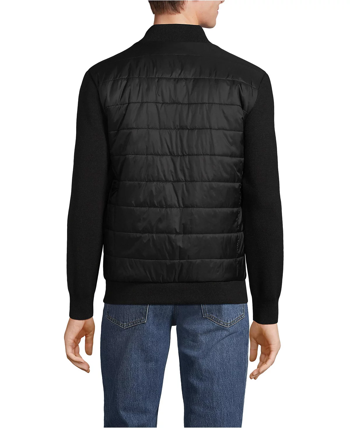 Мужская утепленная куртка-свитер Lands End 28490₽