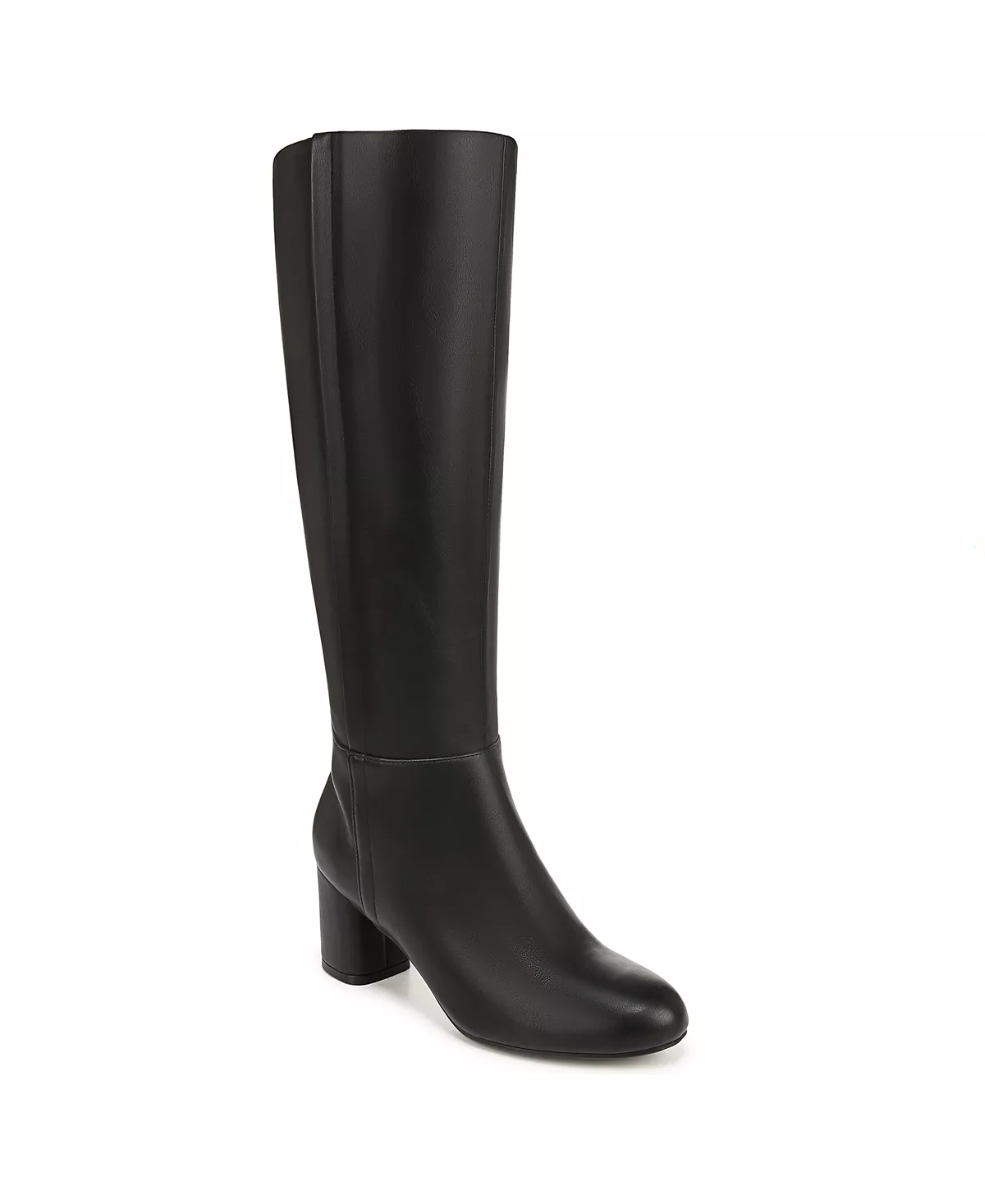 Любвеобильные Модельные сапоги на высоком блочном каблуке до колен 12490₽