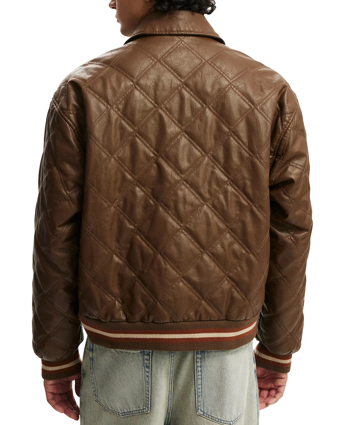 Мужская куртка-бомбер с аппликацией ИЗ ХЛОПКА 38090₽