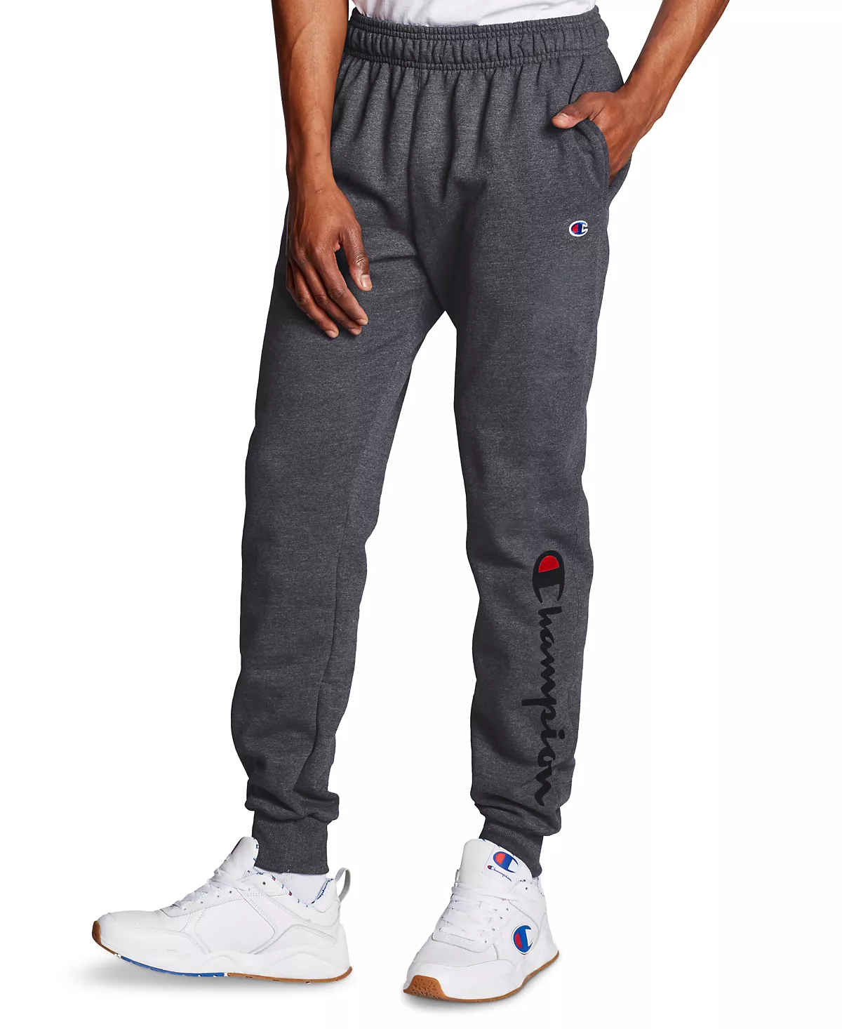 Мужские флисовые брюки для бега трусцой Champion Mens Powerblend